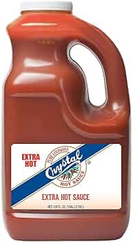 Crystal Louisiana Extra Hot Sauce 1 Gallon by Crystal Hot Sauce - American Made