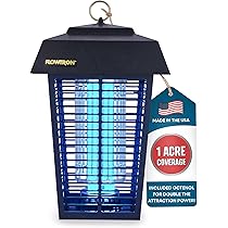 Flowtron Electric Bug Zapper, 1 Acre with Dual Lure Method and Octenol Attractant