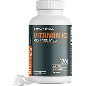 NutriGold Vitamin K2 MK7 Supplement, 120 Capsules by NutriGold - American Made