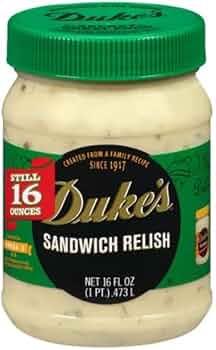 Duke's Sandwich Relish 16 oz 3-Pack by Duke's Mayonnaise - American Made