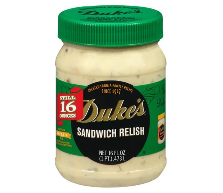 Duke's Sandwich Relish 16 oz 3-Pack by Duke's Mayonnaise - American Made