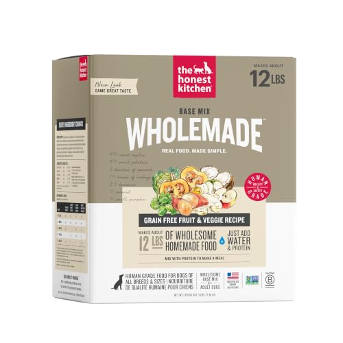 The Honest Kitchen Wholemade Grain Free Dog Food Base Mix, Veggie & Fruit by The Honest Kitchen - American Made