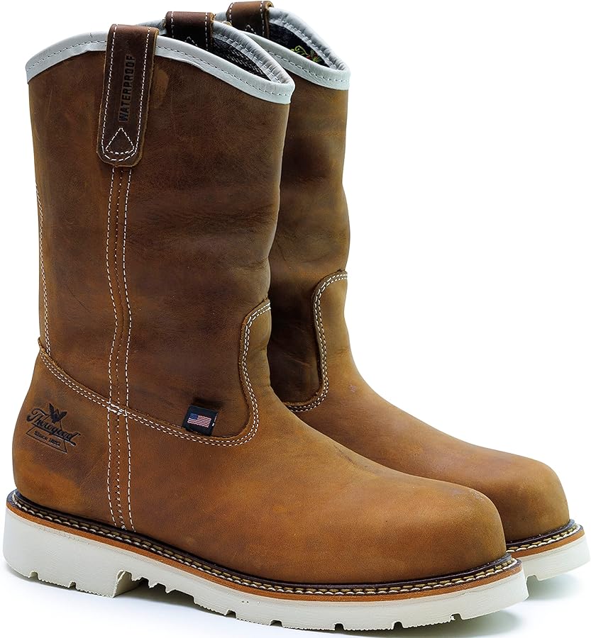Thorogood American Heritage 11-Inch Waterproof Steel Toe Wellington Boot