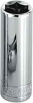 SK Tools 3/8 Inch Drive 14mm 12-Point Deep Chrome Socket
