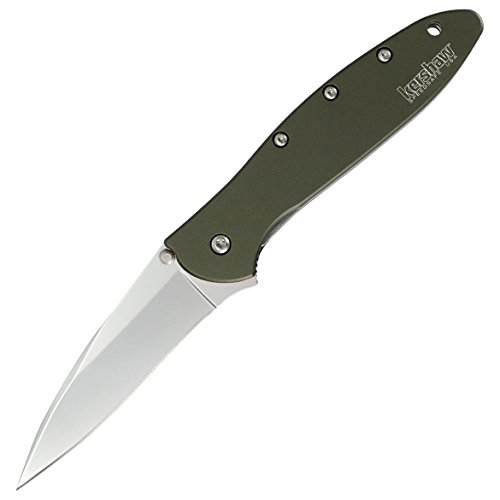 Kershaw Leek Pocket Knife, Olive by Kershaw - American Made