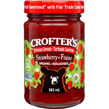 Crofter's Organic Premium Spread Strawberry 16.5 oz by Crofter's Food - American Made