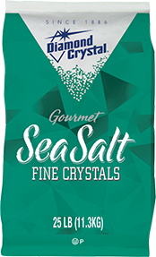 Diamond Crystal Fine Sea Salt 28oz by Diamond Crystal - American Made