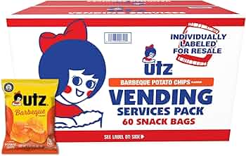 Utz Barbeque Potato Chips 1oz 60 Pack by Utz - American Made