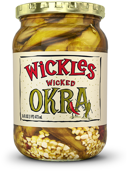Wickles Wicked Okra 16 oz by Wickles Pickles - American Made