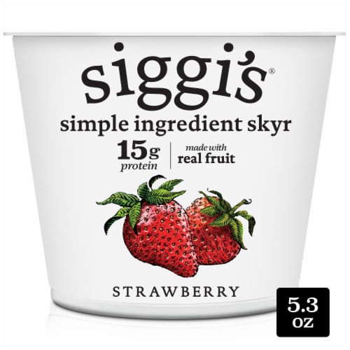 Siggi's Strawberry Icelandic Yogurt 5.3 oz by Siggi's - American Made