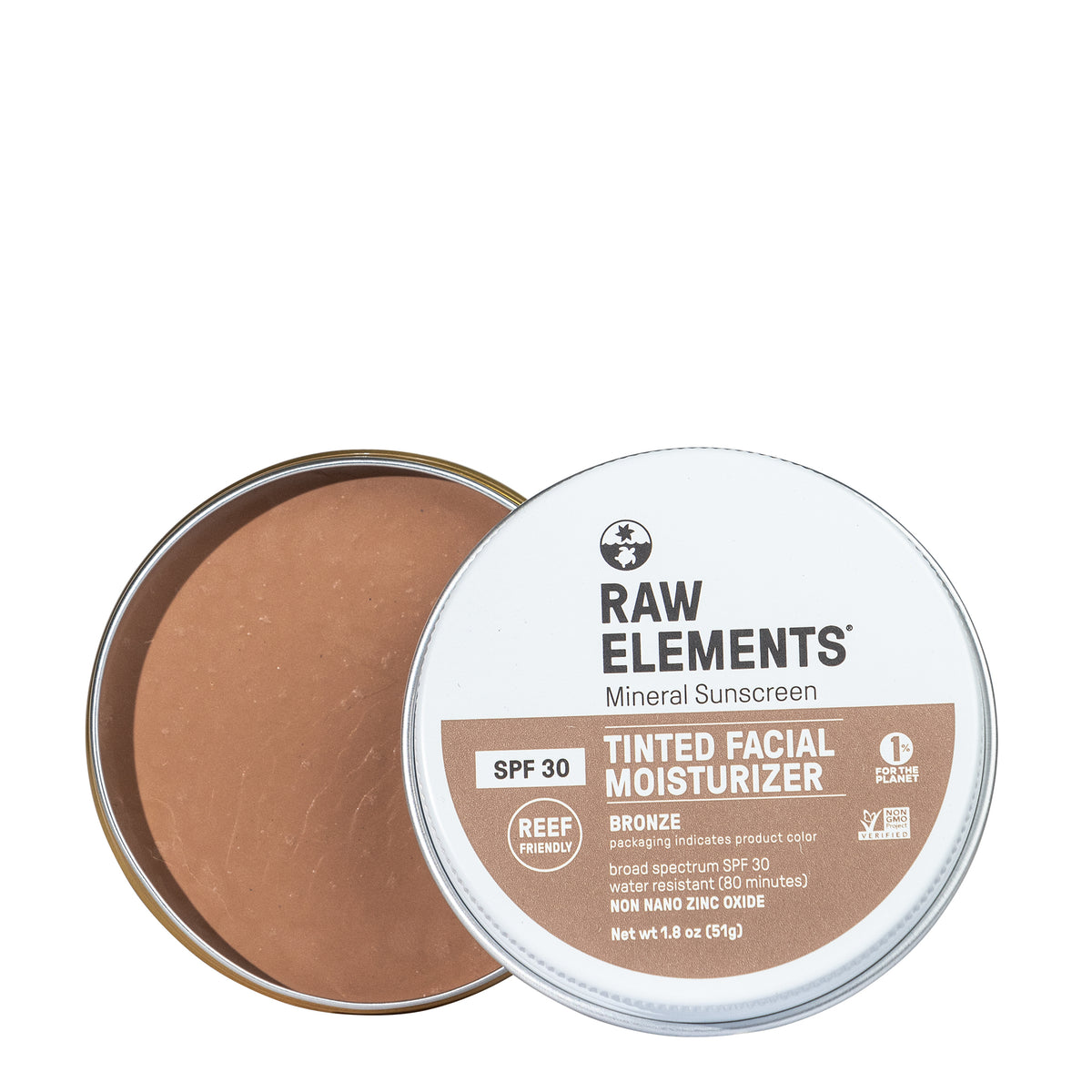Raw Elements SPF 30 Tinted Face Moisturizer by Raw Elements - American Made
