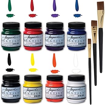 Jacquard Lumiere 3D Fabric Paint Set 8 Colors