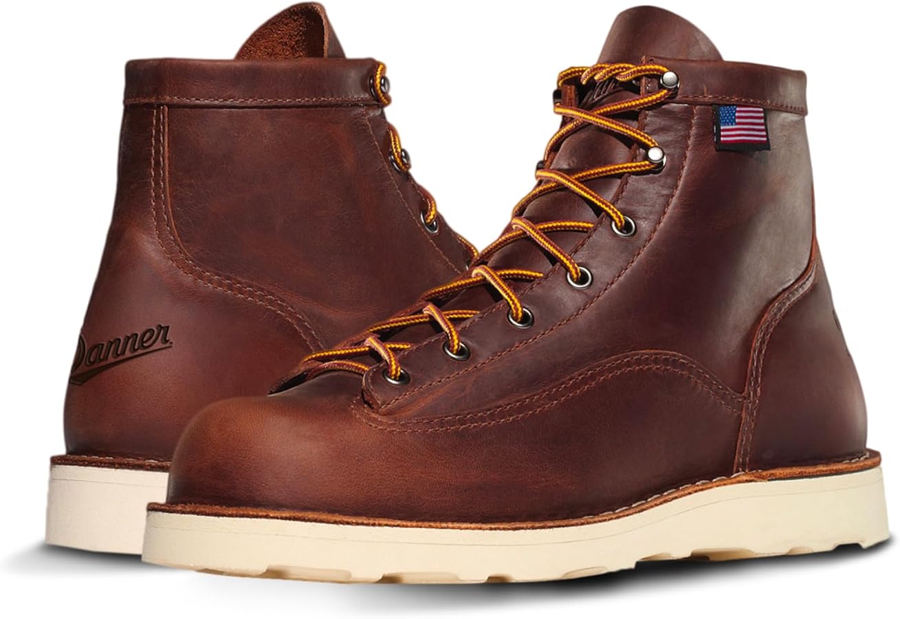 Danner Bull Run Moc Toe 6-Inch Work Boot Brown by Danner - American Made