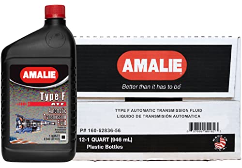 AMALIE Ford Type F Automatic Transmission Fluid (160-62836-56) 1 Quart Bottle, Pack of 12