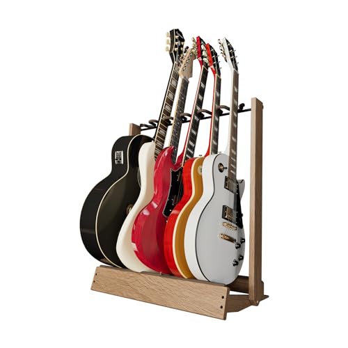 String Swing Guitar Stand for 6 Electric or Bass, or 3 Acoustic Guitars for Home or Studio (CC34) by String Swing - American Made