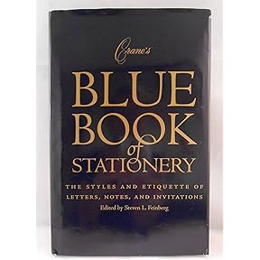 Crane and Co Blue Book of Stationery Guide by Crane & Co. - American Made