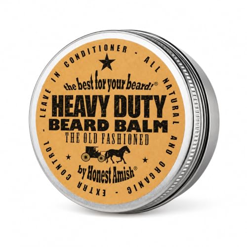 Honest Amish - Heavy Duty Beard Balm - 2 Ounce - Beard Conditioner
