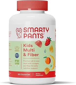 SmartyPants Kids Formula Plus Fiber Daily Gummy Vitamins by SmartyPants - American Made