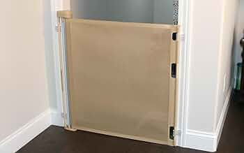 Retract-A-Gate Extra Wide Safety Gate, Black by Retract-A-Gate - American Made