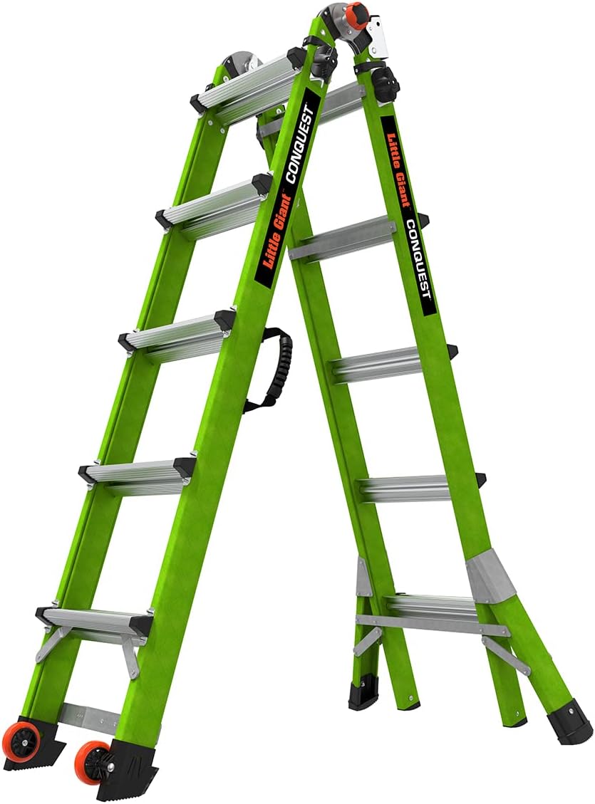 Little Giant Ladder Systems Flip-N-Lite 300-Pound Stepladder 6-Foot by Little Giant Ladder Systems - American Made