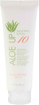 Aloe Up Sunscreen Lotion SPF 10 with Aloe Vera