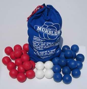 Murbles Large Activity Set — 16 Players Red & Blue