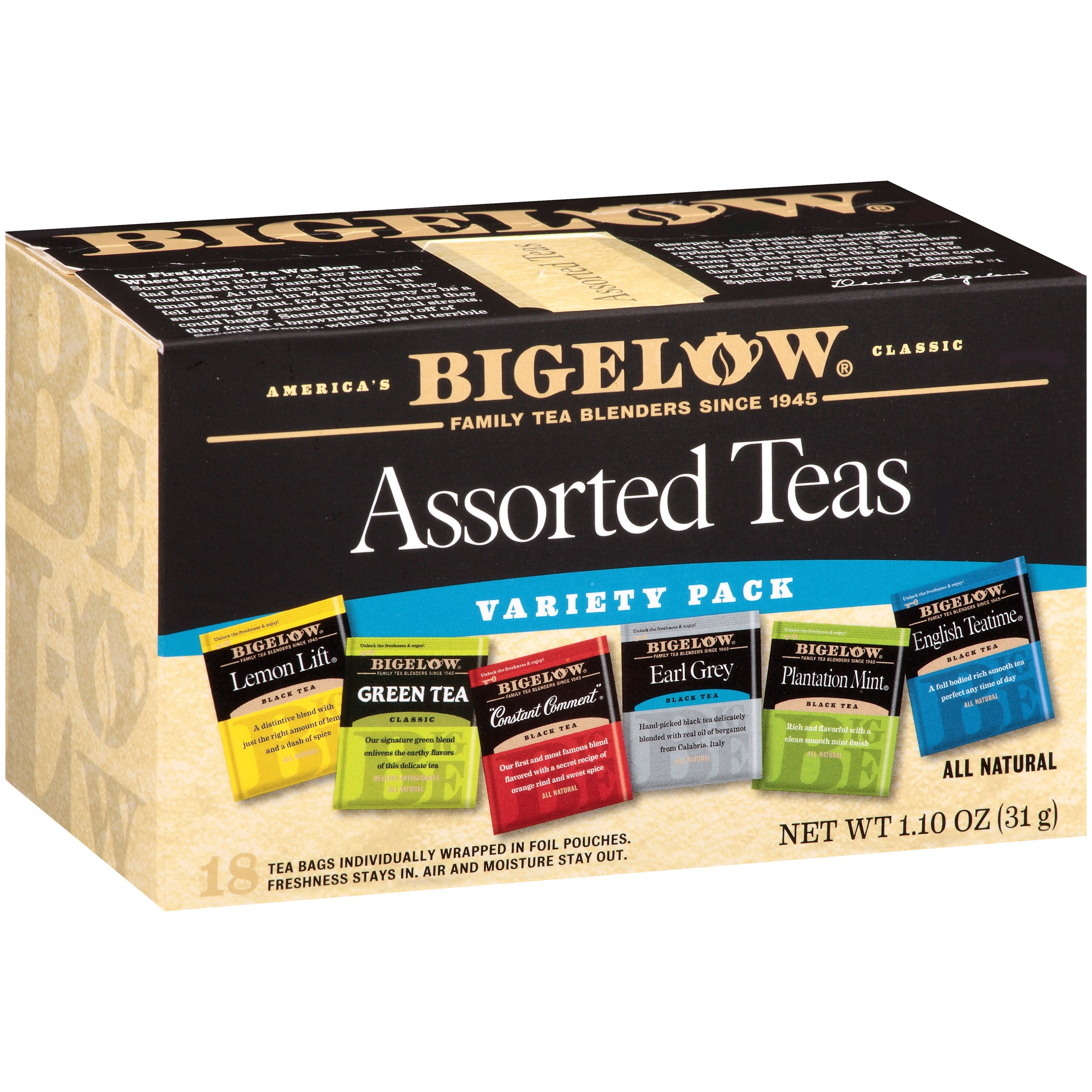 Bigelow Variety Pack 18 Flavors 64 Count