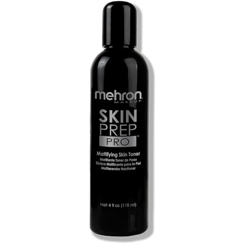 Mehron Makeup Skin Prep Pro, Mattifying Anti Shine Skin Prep - 4 Fl oz
