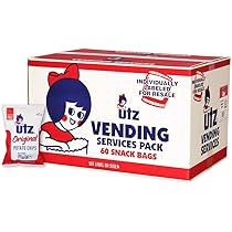 Utz Regular Crispy Potato Chips Original 1oz 60 Pack by Utz - American Made