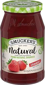 Smucker's Natural Strawberry Fruit Spread 17.25 oz by Smucker's - American Made