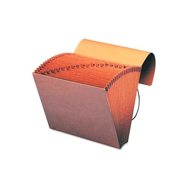 Smead Pressboard Expanding File Accordion Folder A-Z 21 Pockets by Smead - American Made