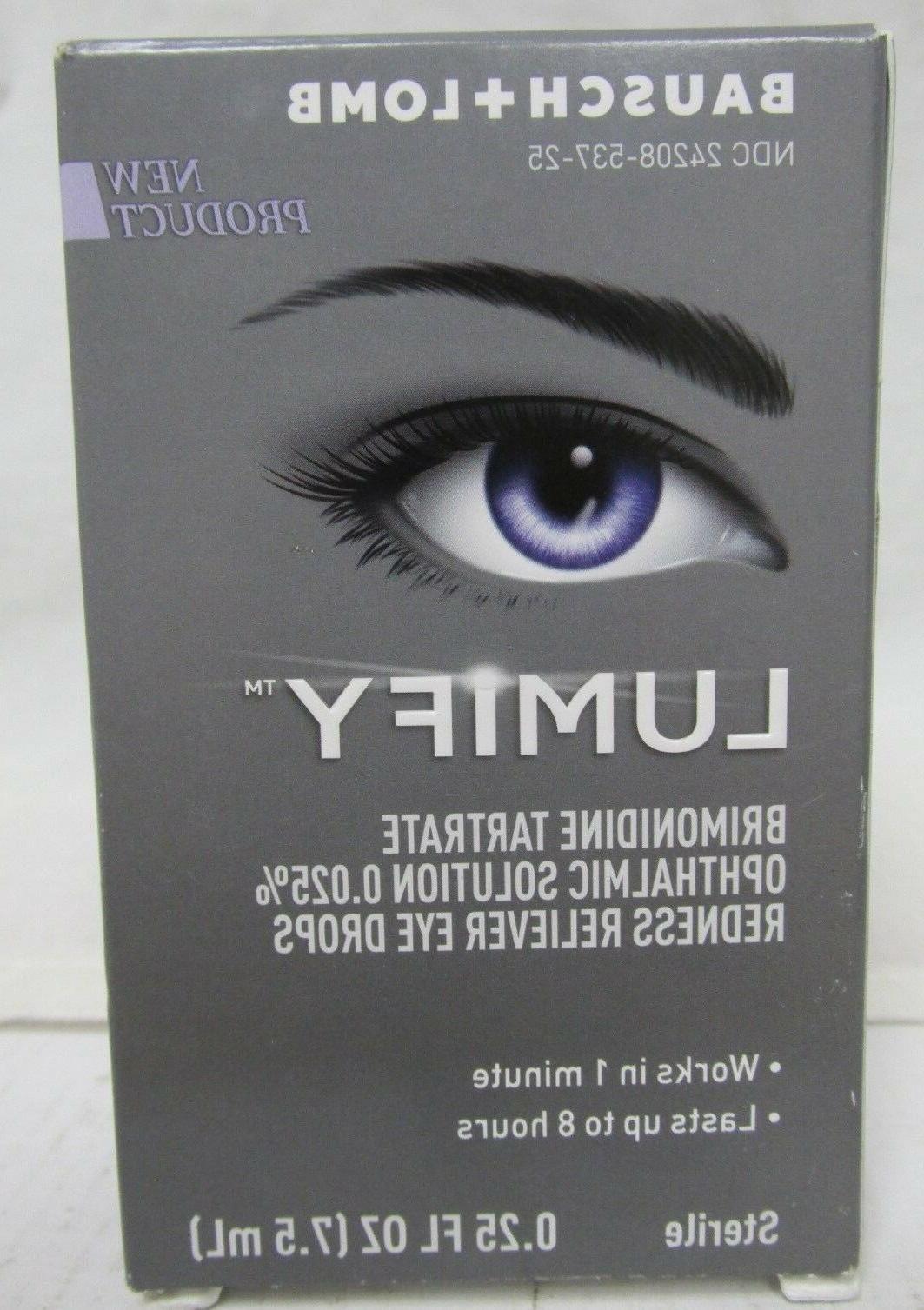 Bausch and Lomb Lumify Eye Drops Redness Reliever 0.25oz by Bausch and Lomb - American Made