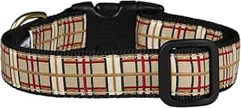 Up Country Plaid Dog Collar Large by Up Country - American Made