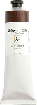 Jack Richeson 5 oz Artist Oil Color, Asphaltum