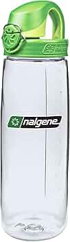 On The Fly Water Bottle 24oz Clear Green by Nalgene - American Made