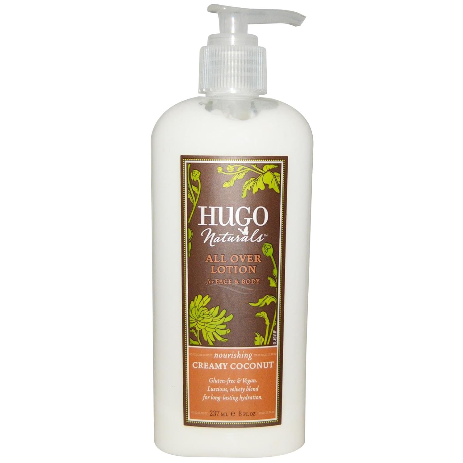 Hugo Naturals Hand and Body Lotion Coconut and Vanilla 8 oz