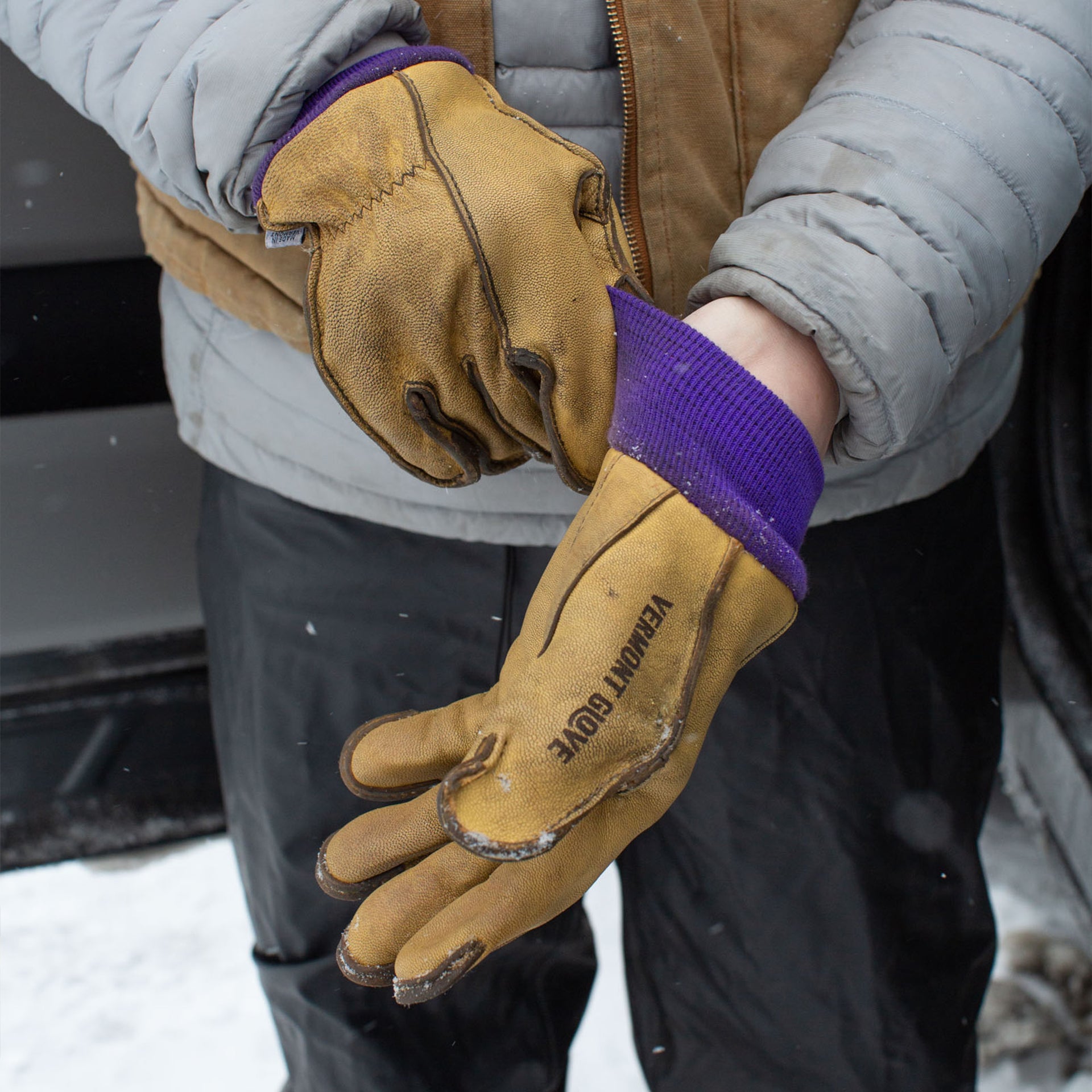 Vermont Glove Winter Lined Leather Work Glove, Large by Vermont Glove - American Made