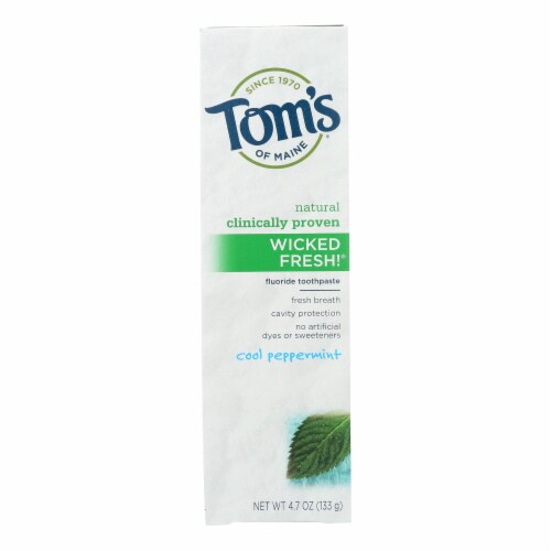 Tom's of Maine Wicked Fresh! Toothpaste Cool Peppermint 4.7oz by Tom's of Maine - American Made