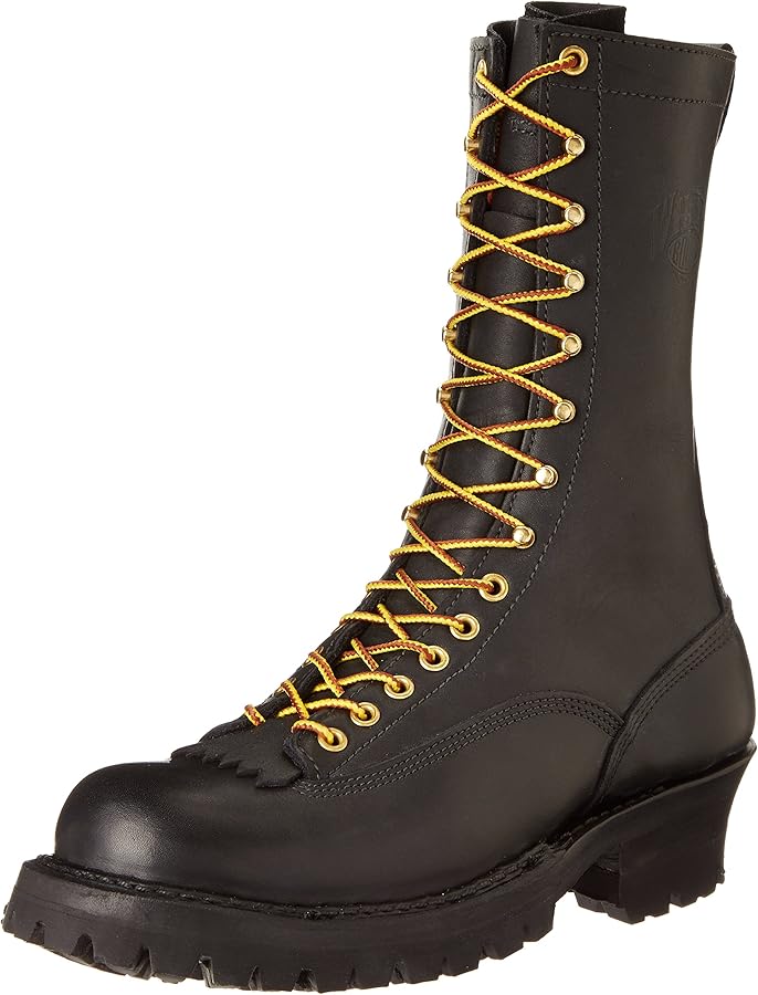 White's Boots Smoke Jumper Lace-to-Toe Boot 10-Inch Black by White's Boots - American Made