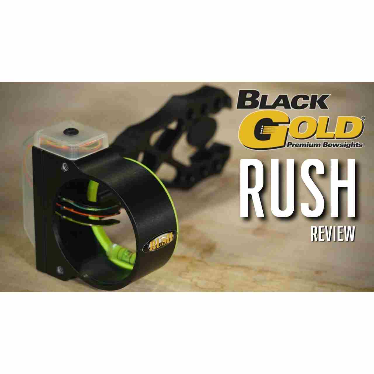 Black Gold Rush 4-Pin Bow Sight by Black Gold - American Made