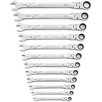 GearWrench 12 Pc 120XP Universal Spline XL Flex Head Ratcheting Wrench Set Metric by GearWrench - American Made