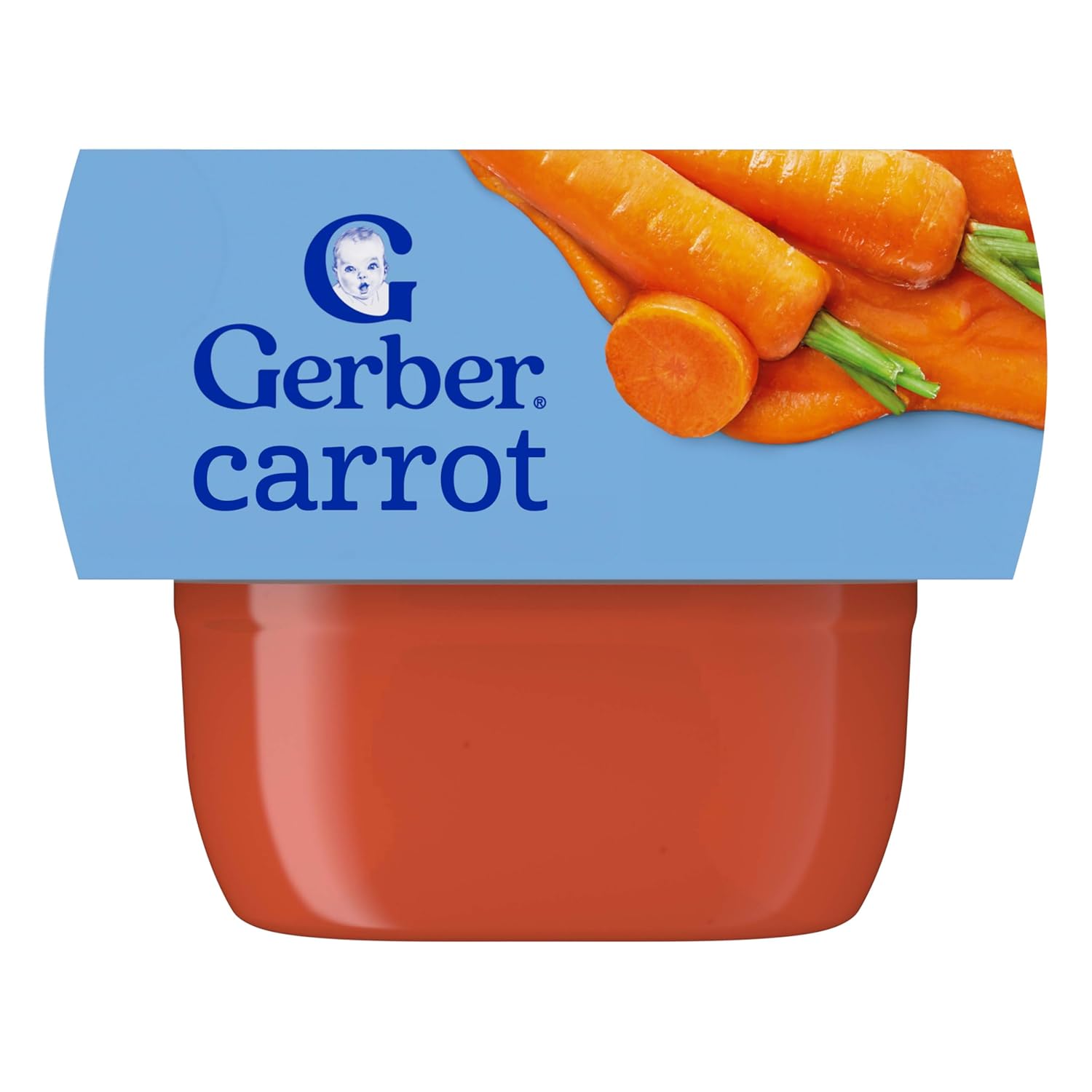 Gerber 1st Foods Carrots Puree 2.5 oz 8-Pack by Gerber - American Made