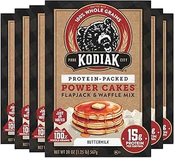 Kodiak Cakes Power Cakes Buttermilk Pancake and Waffle Mix 20 Oz 6-Pack