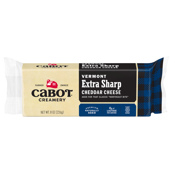 Cabot Vermont Sharp White Cheddar Cheese 8oz by Cabot Creamery - American Made