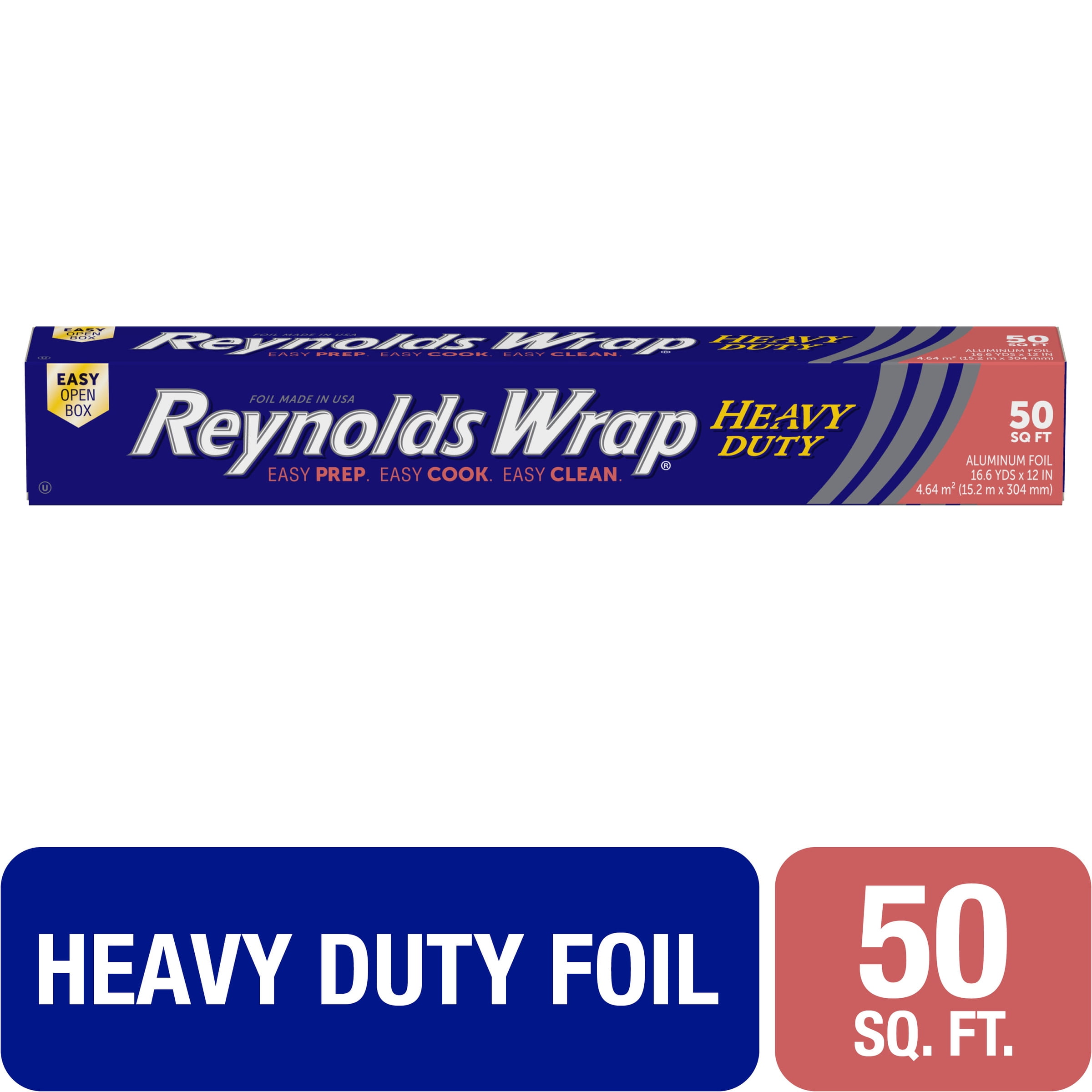 Reynolds Wrap Heavy Duty Aluminum Foil 50 Square Feet by Reynolds Consumer Products - American Made