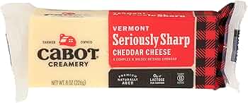 Cabot Seriously Sharp Cheddar Cheese 8oz by Cabot Creamery - American Made