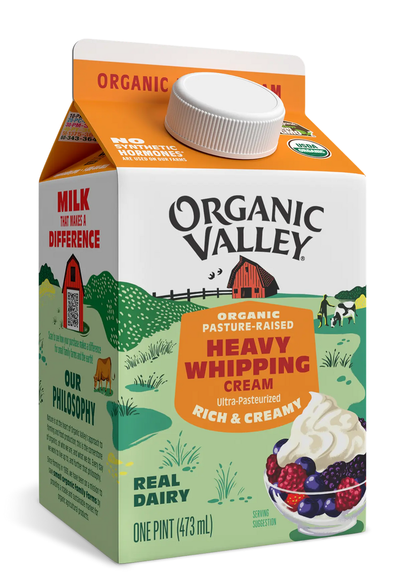 Organic Valley Organic Heavy Whipping Cream 1 Pint