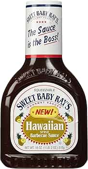 Sweet Baby Ray's Hawaiian BBQ Sauce 18 oz by Sweet Baby Ray's - American Made