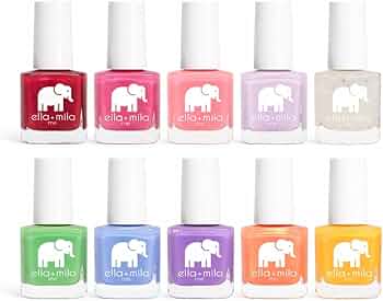 ella+mila Nail Polish Set, 10 Colors by ella+mila - American Made