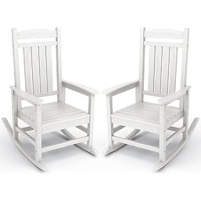 Adams Manufacturing Big Easy Rocking Chair White by Adams Manufacturing - American Made